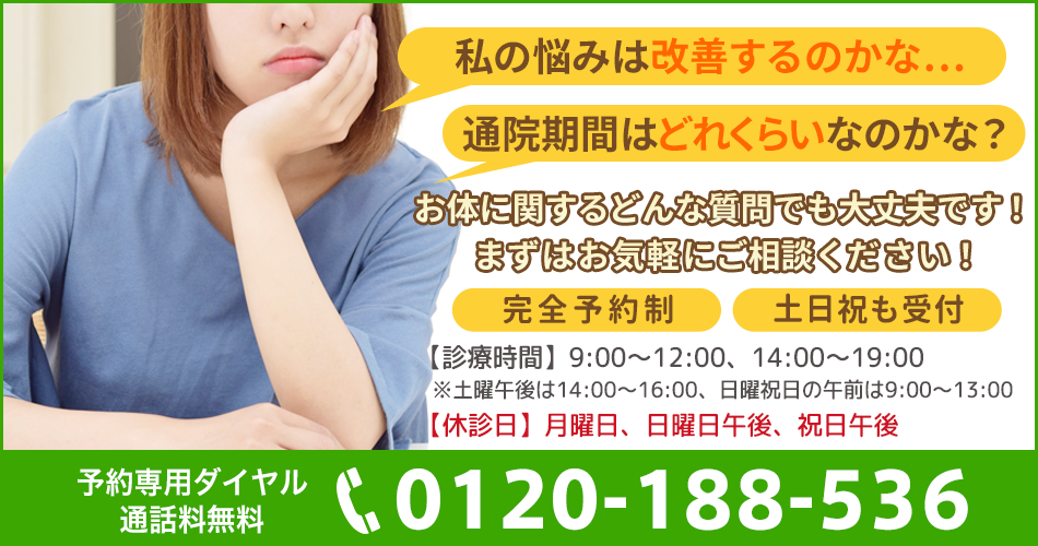 お気軽にお問い合わせください。0120-188-536